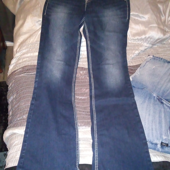 Silver Suki Mid Slim Boot Fluid 30x33 (actual measurements 30x 32) - Picture 9 of 10